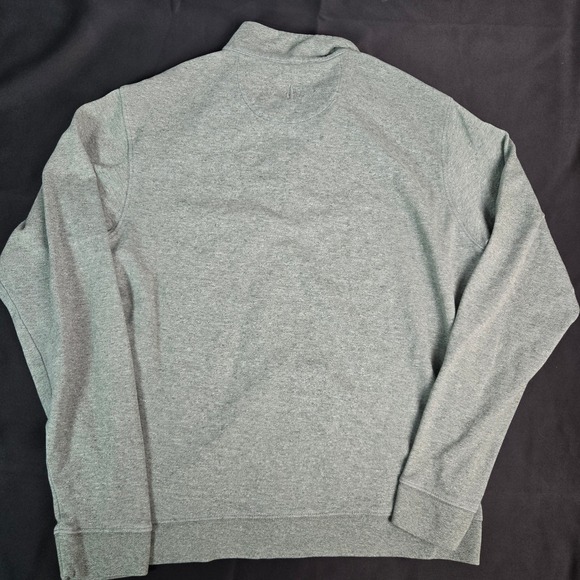 Johnnie O Quarter Zip Golf Pullover Sweatshirt Heather Green Men's Medium - Picture 3 of 7